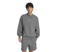 Sweatshirt ADIDAS SPORTSWEAR "ADIDAS KIT, KLEINES LOGO", Herren, Gr. L, grau (grau five), Obermaterial: 100% Baumwolle, normal, Rundhals, angesetztes Bündchen, Sweatshirts Sweatshirt, Schwere Premium-