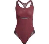 Adidas Lanelux Y-Back Mesh Swimsuit Damen Badeanzug, rot 36