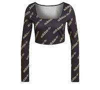 adidas Langarm-Crop-Top für Damen