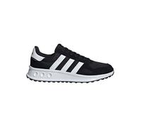adidas Leder-Laufschuhe "Run 84" in Schwarz - Größe 43 1/3 | Herren Schnuerschuhe