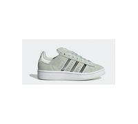 Sneaker ADIDAS ORIGINALS "CAMPUS 00S FÜR KINDER", Damen, Gr. 36, linen grün, matte silber, sanftes weiß, Leder, Synthetik, Schuhe Sneaker, für Kinder & Jugendliche (44227239-36) linen grün, matte silb