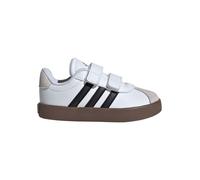Klettschuh ADIDAS SPORTSWEAR "VL COURT 3.0 KIDS" Gr. 24, schwarz-weiß (cloud white, core black, grey one) Schuhe (44725452-24) cloud white, core black, grey one