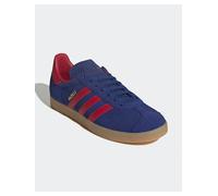 Sneaker ADIDAS ORIGINALS "GAZELLE", Gr. 42,5, blau (victory blau, team victory rot, gum 3), Leder, Synthetik, Schuhe (21646259-42,5) victory blau, team victory rot, gum 3