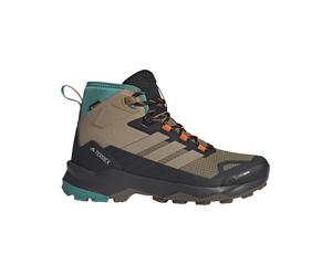 Adidas - Leichte und warme Wanderschuhe aus GORE-TEX und Primaloft® - Skychaser AX5 Mid GTX Climawarm+ Cardboard/Blanch Cargo/Pure Teal für Herren - Braun 10 UK