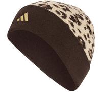 adidas Leo Graphic Beanie KR1731 - crystal linen/dark brown/gold met. 56 - 58 cm