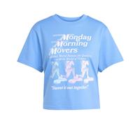 adidas LES MILLS MOVERS GRAPHIC T-SHIRT, Farbe Blau, Größe XS