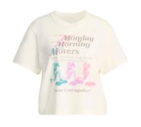 adidas LES MILLS MOVERS GRAPHIC T-SHIRT, Farbe Weiß, Größe S