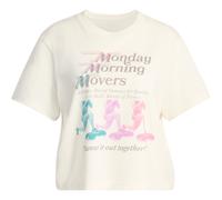 adidas LES MILLS MOVERS GRAPHIC T-SHIRT, Farbe Weiß, Größe L