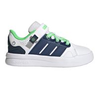 LIGHTORAMA COURT KIDS SCHUH Cloud White / Night Indigo / Screaming Green 33