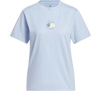 Adidas Limoncello Graphic T-Shirt Damen T-Shirt, blau XS