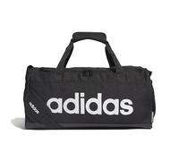 Adidas Linear Logo Duffelbag schwarz weiß