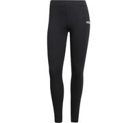 adidas Damen Essentials LINEAR Cotton Leggings, Black/White, L