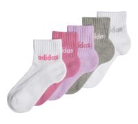 adidas LINEAR ANKLE KIDS 5P Mädchensocken, farbmix, größe L KL