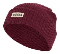 adidas Linear Cuff Beanie KX6951 - maroon/crystal linen/black 56 - 58 cm