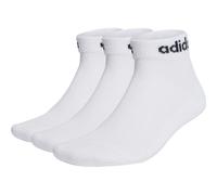 Adidas Linear Cushioned Ankle 3er-Pack Socken, weiß L