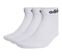 3er Pack adidas Linear Cushioned Ankle Socken HT3457 - white/black 46-48
