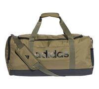 Adidas Unisex Essentials Linear Duffel Bag, Olive strata/Black, M