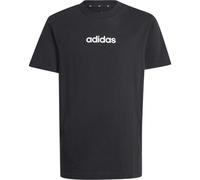 Adidas Unisex Kinder Essentials LINEAR Logo T-Shirt, Black/White, 7-8 Years