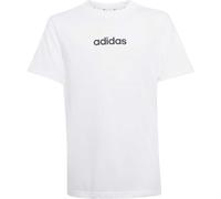 Adidas T-Shirt Essentials LINEAR Logo - Unisex Kinder - Weiß/Schwarz - 13-14 Jahre