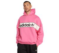 Adidas Linear Signature Herren Kapuzenpullover - Rosa - Größe XL - Baumwoll-Fleece