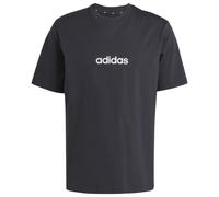 adidas Essentials Linear Single Jersey T-Shirt Herren JE8993 - black/white 4XL