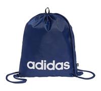 adidas Unisex Linear Gymsack Shoe Bag, Dark Blue/White, One Size