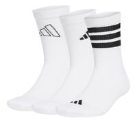 Adidas Logo 3er-Pack Herren Socken, weiß M