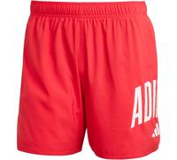 adidas adidas Badeshorts mit Logo, 5 Zoll, Farbe Rot, Größe L