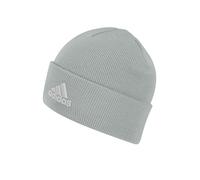 adidas Unisex Logo Beanie, Wonder Silver/White, M