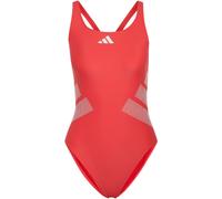 Adidas Badeanzug Logo C-Back Damen Rot/Weiß Größe 42