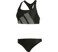 Adidas Bikini-Set BB BK S, Bustier, C-förmiger Rücken, Schwarz Gr. 32 Damen