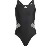 adidas Mädchen Logo C-Back Swimsuit Kids, Black/White, 5-6 Years