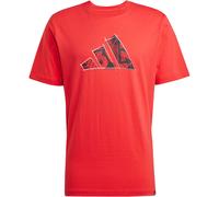 adidas Logo Graphic T-Shirt Herren JJ3934 - pure ruby M