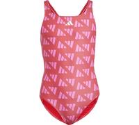 Adidas Logo Graphic V-Back Mädchen Badeanzug, rot 152