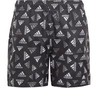 Adidas Logo Print CLX Badeshorts Jungen Badehose, schwarz 152