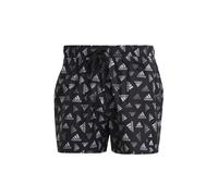 Adidas - Logo Print CLX Very Short Badeshort - Shorts-Badehose M schwarz
