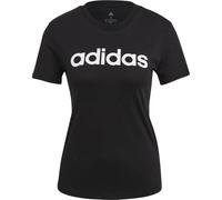 adidas Essentials Slim Logo T-Shirt Damen black/white XL