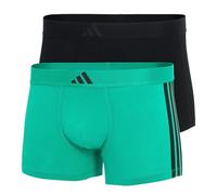 adidas Herren Low Rise Trunk (2PK) -Active Flex Cotton 3 Stripes Boxershorts, 902 Assorted, S (2er Pack)