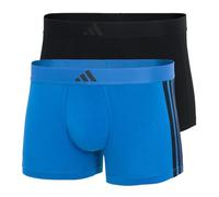 adidas Herren Low Rise Trunk (2PK) -Active Flex Cotton 3 Stripes Boxershorts, 901 Assorted, M (2er Pack)