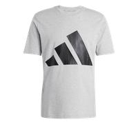 adidas Essentials Big Logo T-Shirt kurzarm grau schwarz pur - L