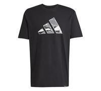 T-Shirt ADIDAS SPORTSWEAR "M CAMO LOGO T", Herren, Gr. L, schwarz, Obermaterial: 100% Baumwolle, sportlich, Shirts (39172843-L) schwarz