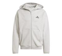 Adidas Future Icons Small Logo Reißverschlusspullover S Medium Grey Heather