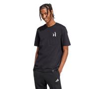 adidas LOUNGE SLIDES GRAPHIC Herren T-Shirt, schwarz, größe XL
