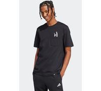 Adidas - M L Slide Pocket Black - T-Shirt - Schwarz - XXL - 100% Baumwolle Schwarz XXL
