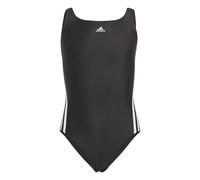 Adidas MÃ€dchen 3-Streifen Swimsuit Badeanzug schwarz-weiÃ 128