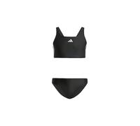 adidas 3-Streifen V-Back Bikini Mädchen JN6581 - black/white 164