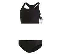 Adidas Mädchen Bikini-Set 3-Streifen Schwarz/Weiß Größe 128