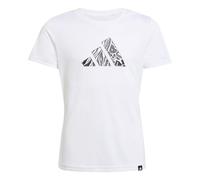 adidas Mädchen Climacool Animal Training Slim Graphic T-Shirt JUNIOR Girls, White, 9-10 Years