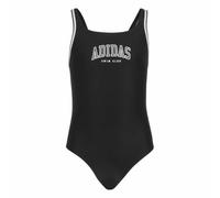 adidas Mädchen Collegiate C-Back Swimsuit Kids Swimwear, Black/White, 7-8 Years