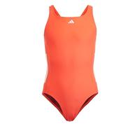 Adidas Mädchen Cut 3-Stripes Swimsuit, Bright Red/White, 13-14 Years